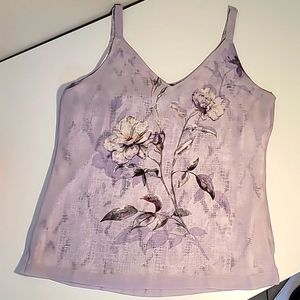 WHBM Sleeveless Shell Size S (2 tops in 1!)